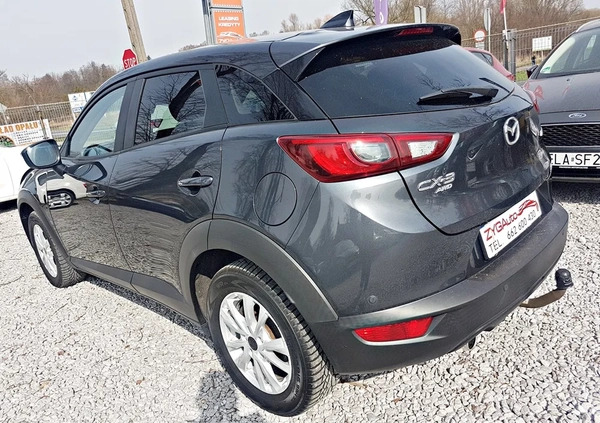 Mazda CX-3 cena 59900 przebieg: 65000, rok produkcji 2015 z Tczew małe 596
